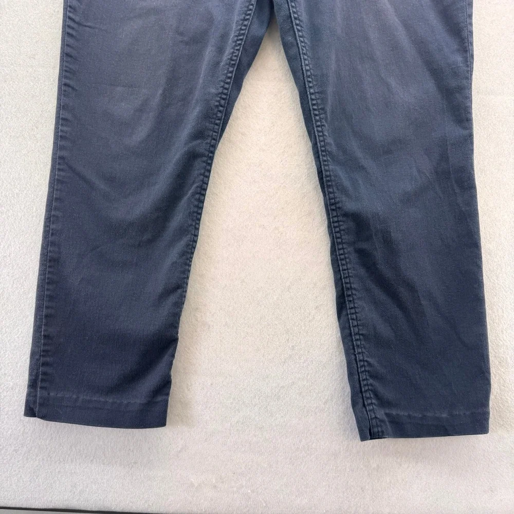 DKNY Slim Straight Chino Pants Mens Blue Casual Comfort Stretch W34 L30‎